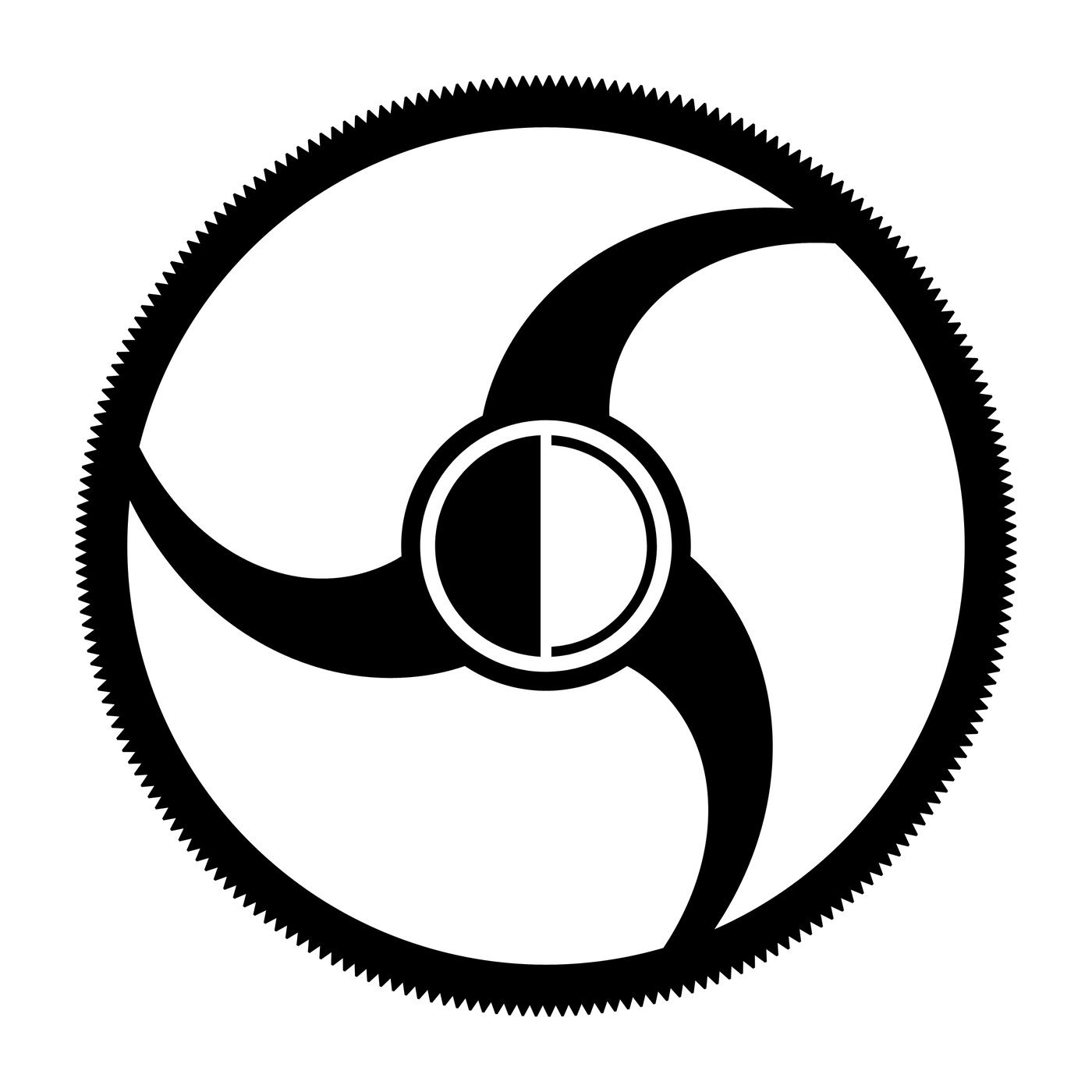 One-colour mark in black